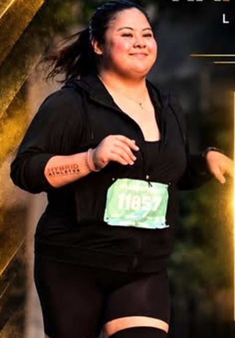 Hybrid Athletes PH member running a race